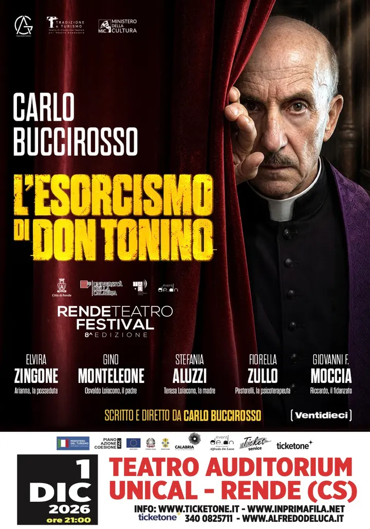 Carlo Buccirosso – L’esorcismo di Don Tonino, Rende Teatro Festival