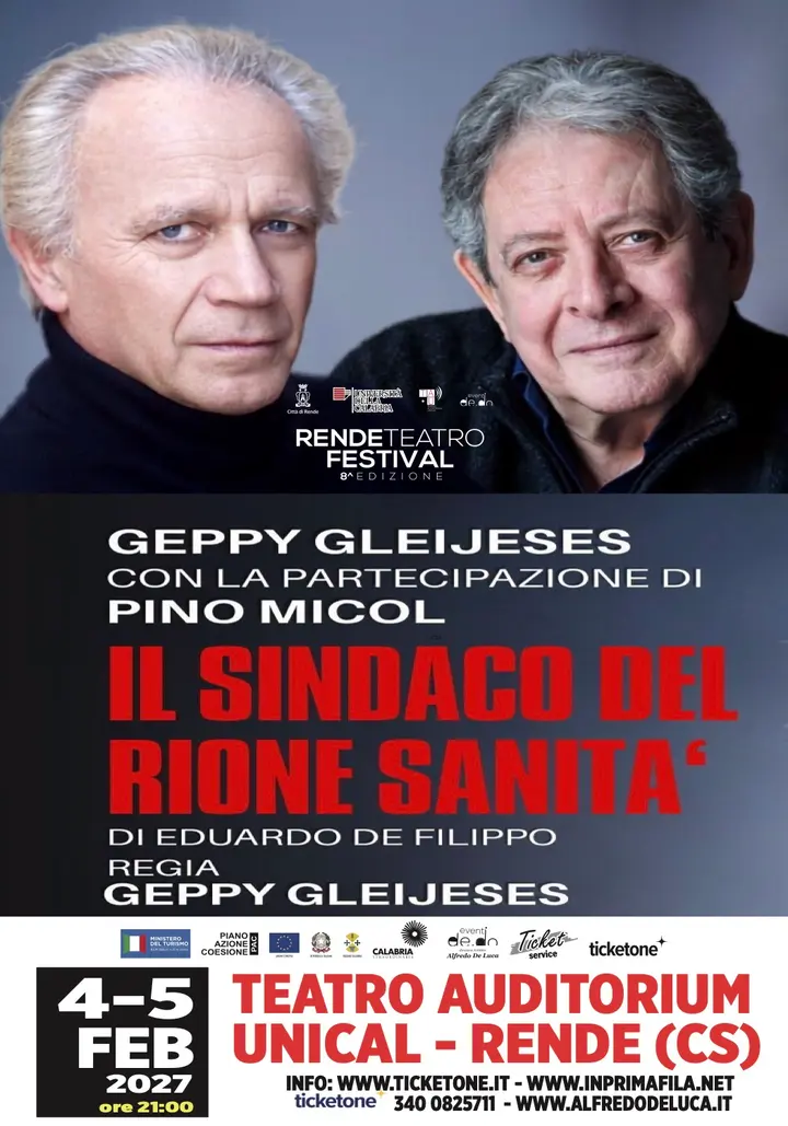 Geppy Gleijeses – Il Sindaco del Rione Sanità, Rende Teatro Festival