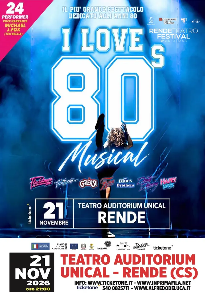 I Love 80s – Musical, Rende Teatro Festival