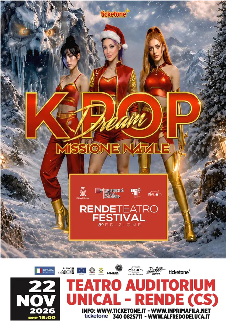 K-Pop Dream – Missione Natale, Rende Teatro Festival